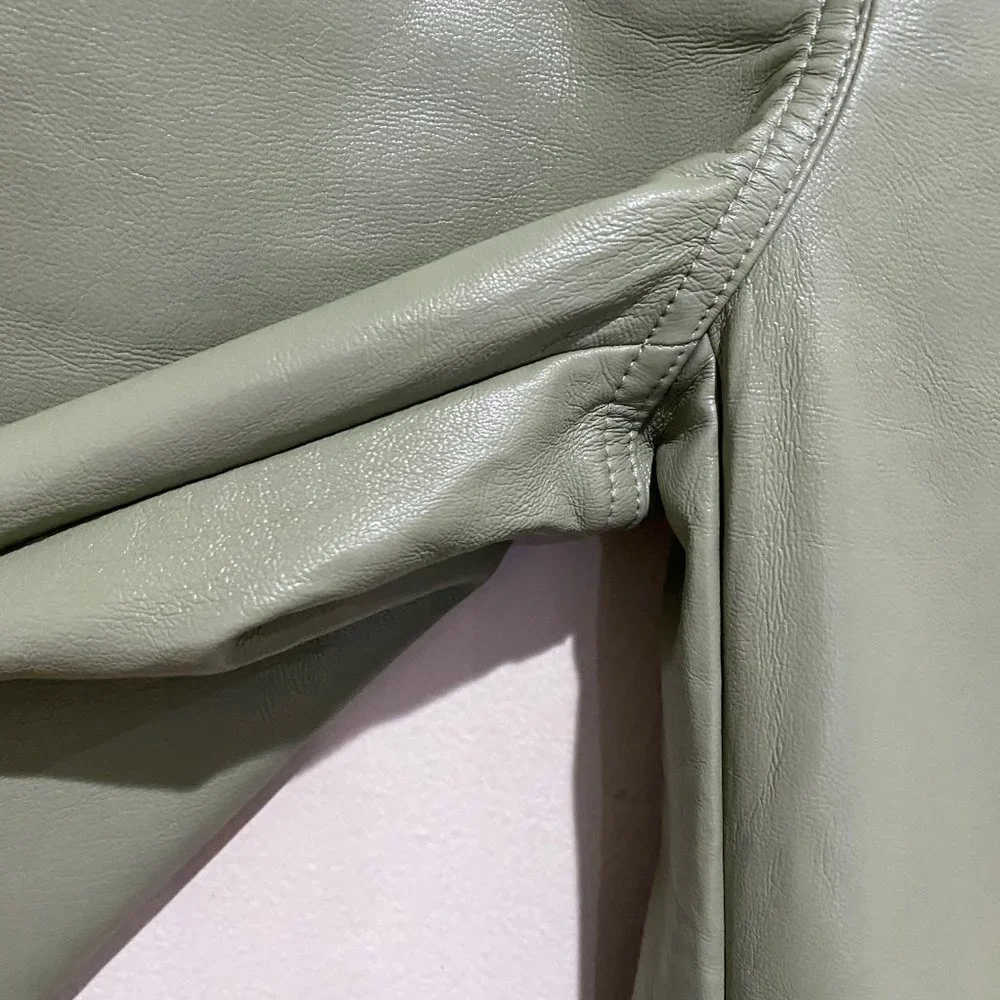 Wilfred Melina Vegan Leather Pant Sage Frost - Picture 9 of 14